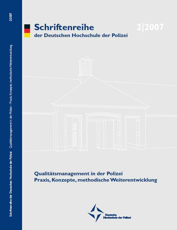 Qualitätsmanagement in der Polizei : Praxis, Konzepte, methodische Weiterentwicklung / [Hrsg.: Kuratorium der Dt. Hochschule der Polizei].  
Impressum  Dresden : SDV, 2007. - 205 S. - ISBN 978-3-933442-01-7