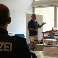 Stefan Mayer in der Fortbildung Coaching in der Polizei