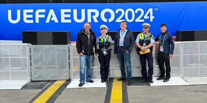 DHPol Team bei der UEFA 2024